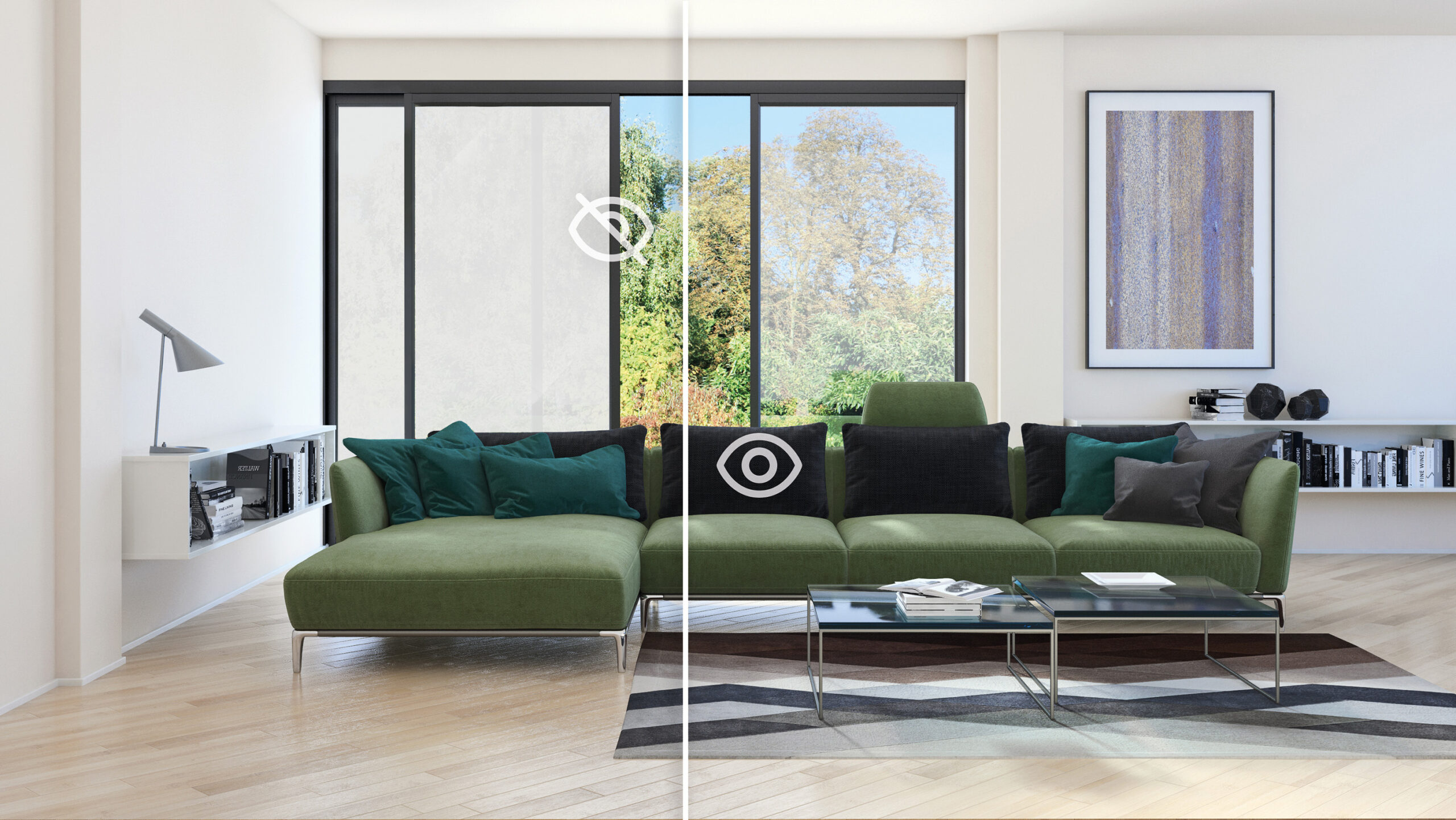VK DESIGN - WINDOWS / GLASS WALLS Glasfassade, Fenster und Sonnenschutz mit  Sichtschutz By VITRIK